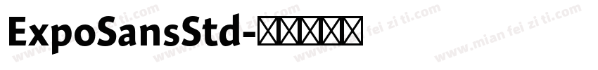 ExpoSansStd字体转换