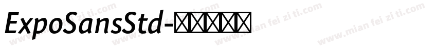 ExpoSansStd字体转换