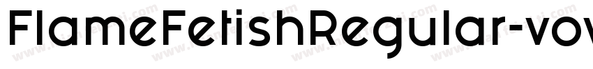 FlameFetishRegular-vov4字体转换