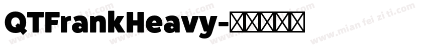 QTFrankHeavy字体转换