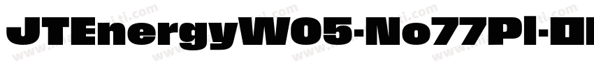 JTEnergyW05-No77Pl字体转换