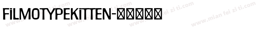 FilmotypeKitten字体转换