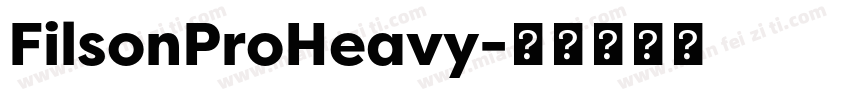 FilsonProHeavy字体转换