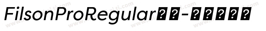 FilsonProRegular字体字体转换