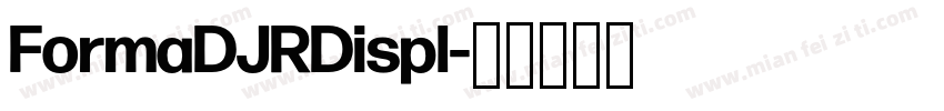 FormaDJRDispl字体转换