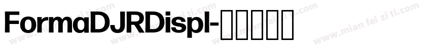 FormaDJRDispl字体转换