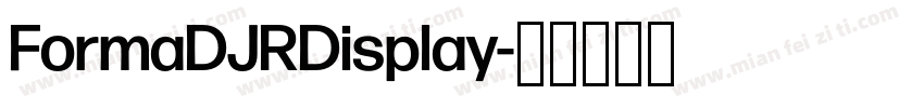 FormaDJRDisplay字体转换