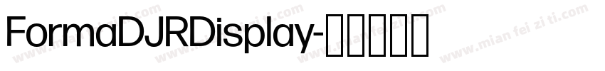 FormaDJRDisplay字体转换