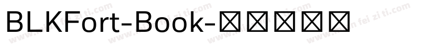 BLKFort-Book字体转换