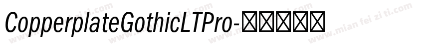 CopperplateGothicLTPro字体转换