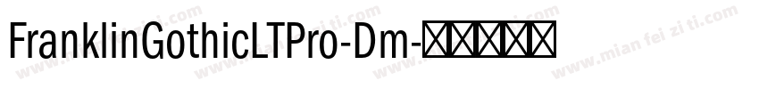FranklinGothicLTPro-Dm字体转换