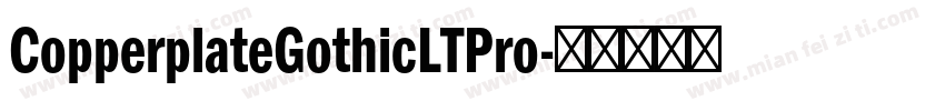 CopperplateGothicLTPro字体转换