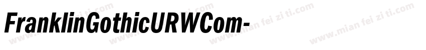 FranklinGothicURWCom字体转换