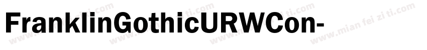 FranklinGothicURWCon字体转换