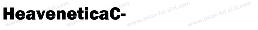 HeaveneticaC字体转换