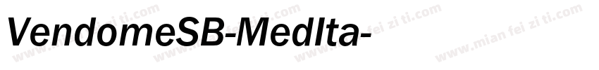 VendomeSB-MedIta字体转换