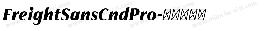 FreightSansCndPro字体转换