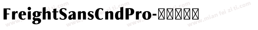 FreightSansCndPro字体转换