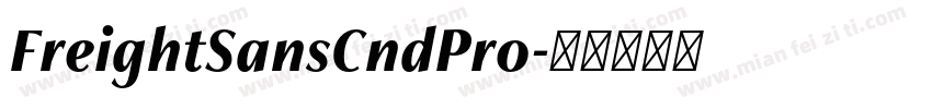 FreightSansCndPro字体转换