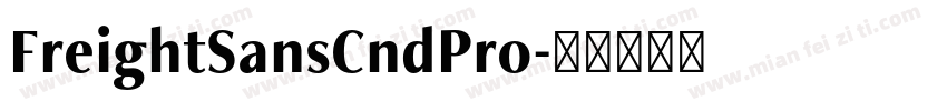 FreightSansCndPro字体转换
