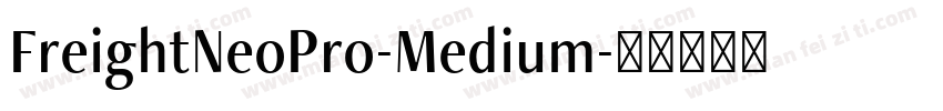 FreightNeoPro-Medium字体转换