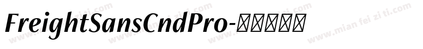 FreightSansCndPro字体转换