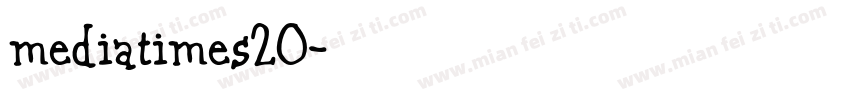 mediatimes20字体转换