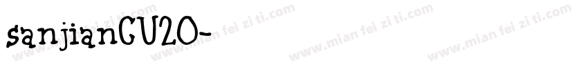 sanjianCU20字体转换
