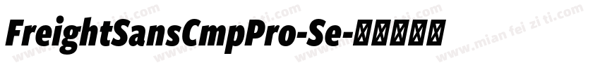 FreightSansCmpPro-Se字体转换