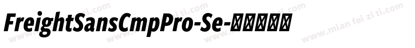 FreightSansCmpPro-Se字体转换