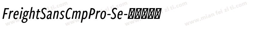 FreightSansCmpPro-Se字体转换