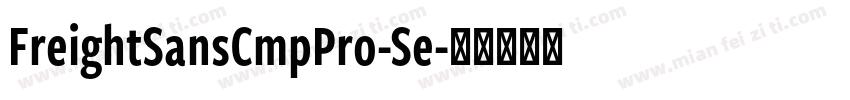 FreightSansCmpPro-Se字体转换
