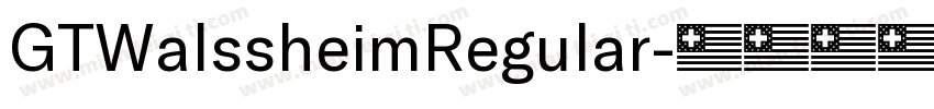 GTWalssheimRegular字体转换