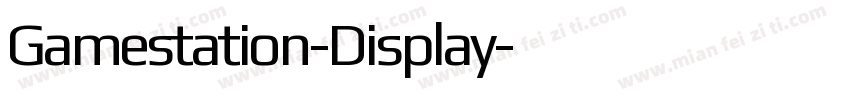 Gamestation-Display字体转换