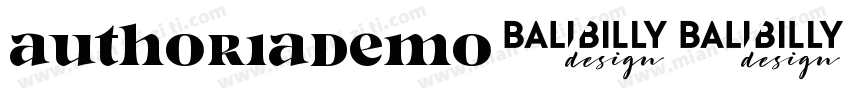AuthoriaDemo字体转换