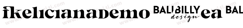 FelicianaDemo-Ea4dr字体转换