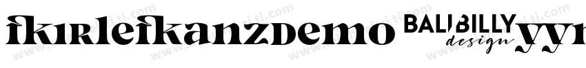 FirlefanzDemo-Yymj字体转换