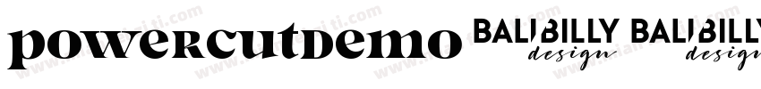 PowercutDemo字体转换