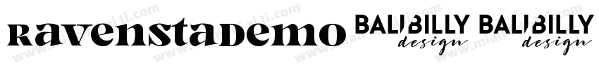 RavenstaDemo字体转换
