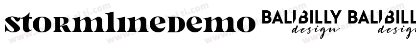 StormlineDemo字体转换