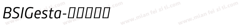 BSIGesta字体转换