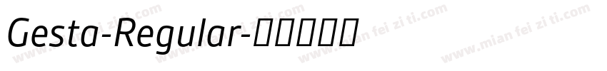 Gesta-Regular字体转换