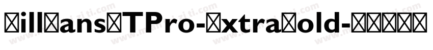 GillSansMTPro-ExtraBold字体转换
