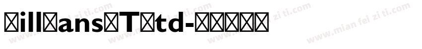 GillSansMTStd字体转换