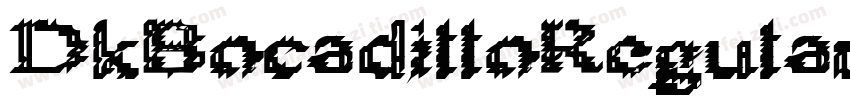 DkBocadilloRegular-q586字体转换