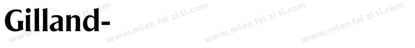 Gilland字体转换