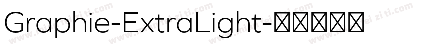 Graphie-ExtraLight字体转换