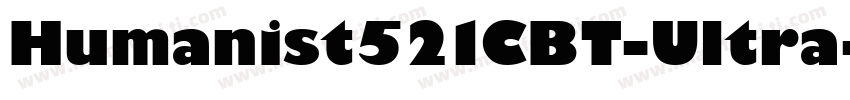 Humanist521CBT-Ultra字体转换
