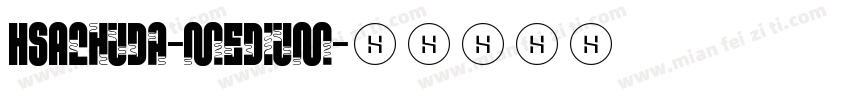 HSAlhuda-medium字体转换