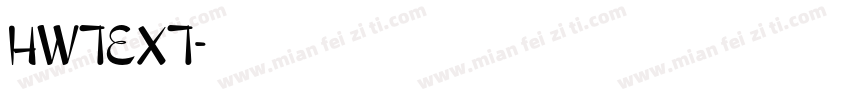 HWTEXT字体转换